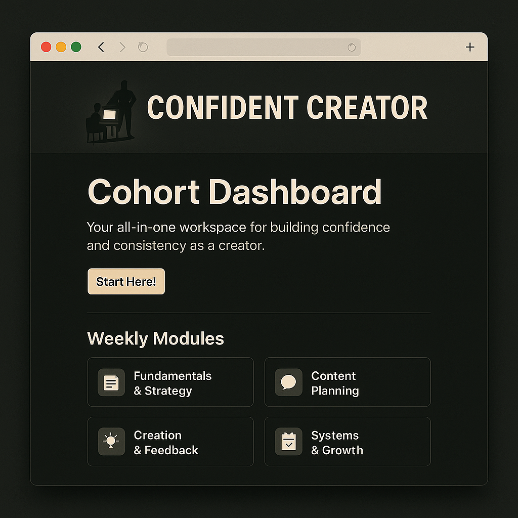 Confident Creator Dashboard